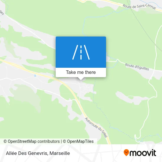 Allée Des Genevris map