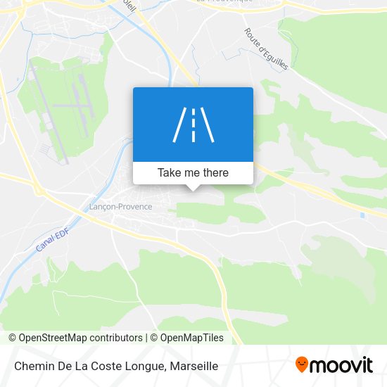 Chemin De La Coste Longue map