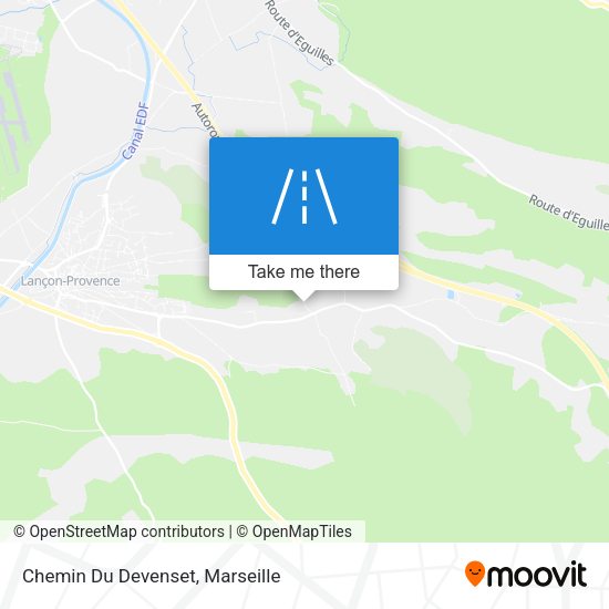 Chemin Du Devenset map