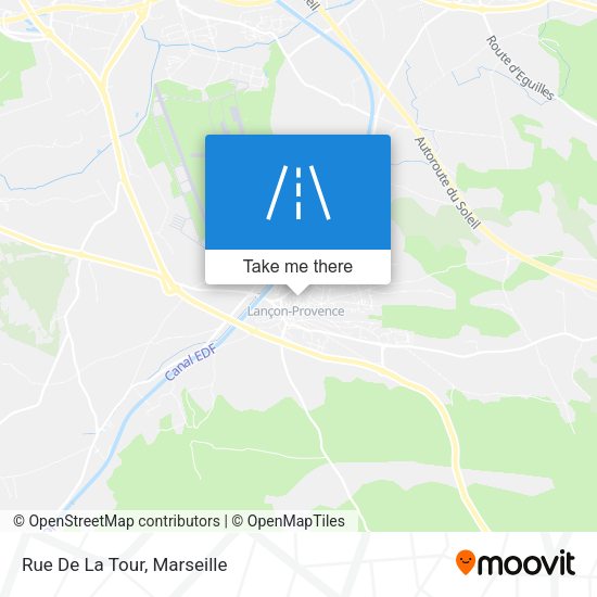 Rue De La Tour map