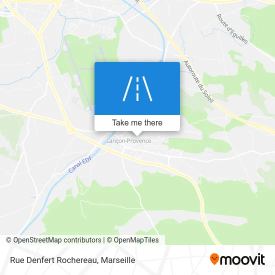 Rue Denfert Rochereau map