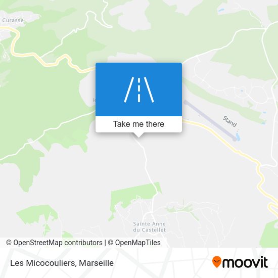 Les Micocouliers map