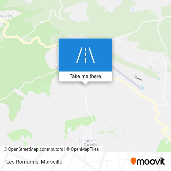 Les Romarins map