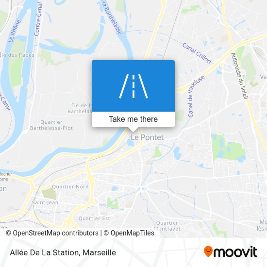 Allée De La Station map