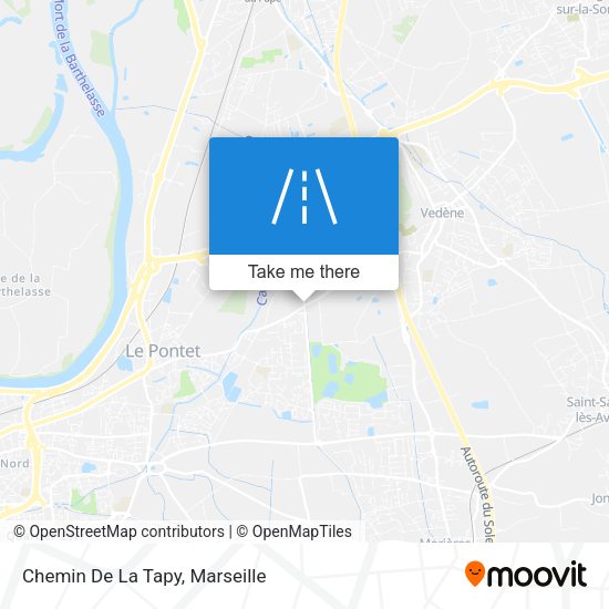 Chemin De La Tapy map