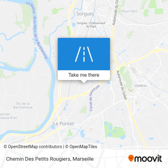 Chemin Des Petits Rougiers map