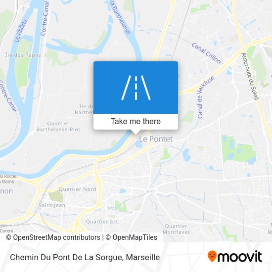 Chemin Du Pont De La Sorgue map