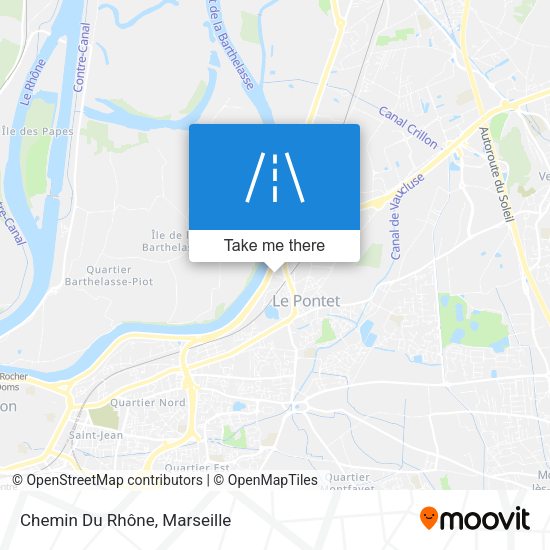 Chemin Du Rhône map