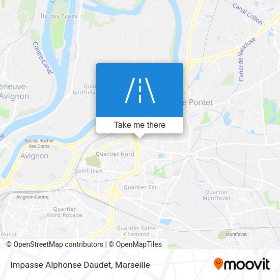 Impasse Alphonse Daudet map