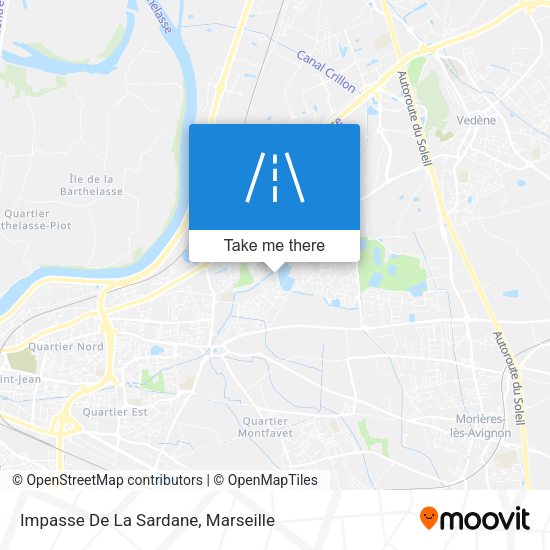 Impasse De La Sardane map