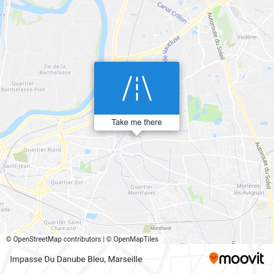 Impasse Du Danube Bleu map