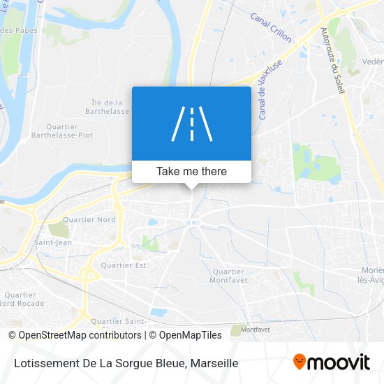 Lotissement De La Sorgue Bleue map