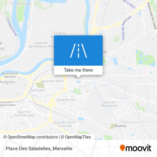 Place Des Saladelles map