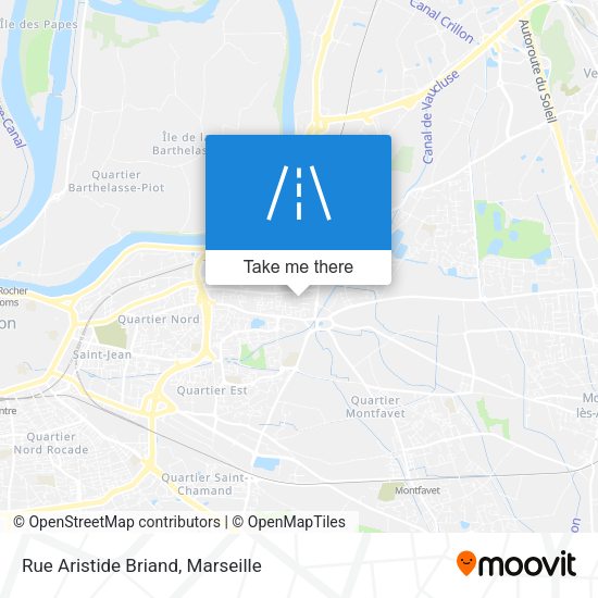 Rue Aristide Briand map