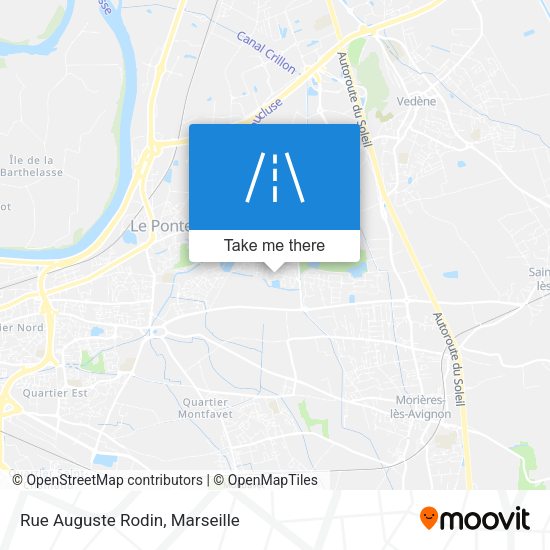 Rue Auguste Rodin map