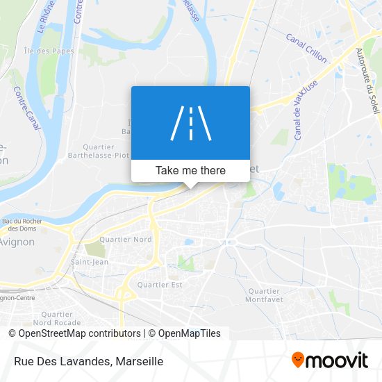 Rue Des Lavandes map