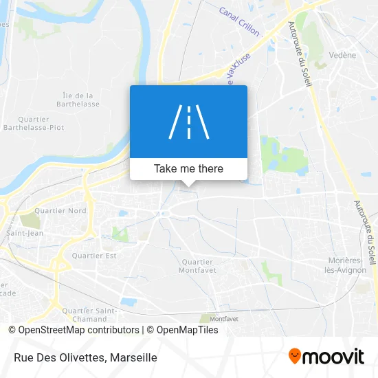 Rue Des Olivettes map