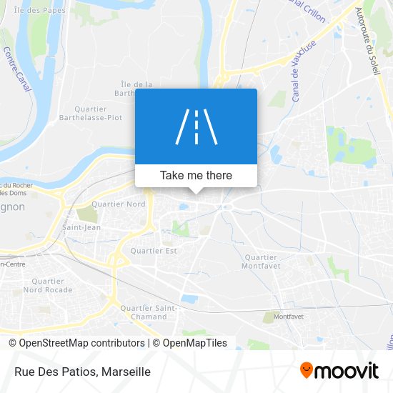 Rue Des Patios map