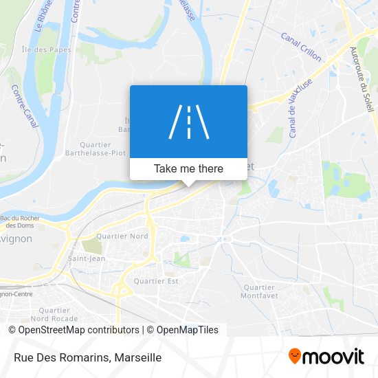 Rue Des Romarins map