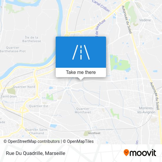Rue Du Quadrille map
