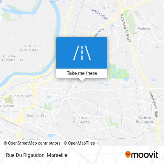 Rue Du Rigaudon map