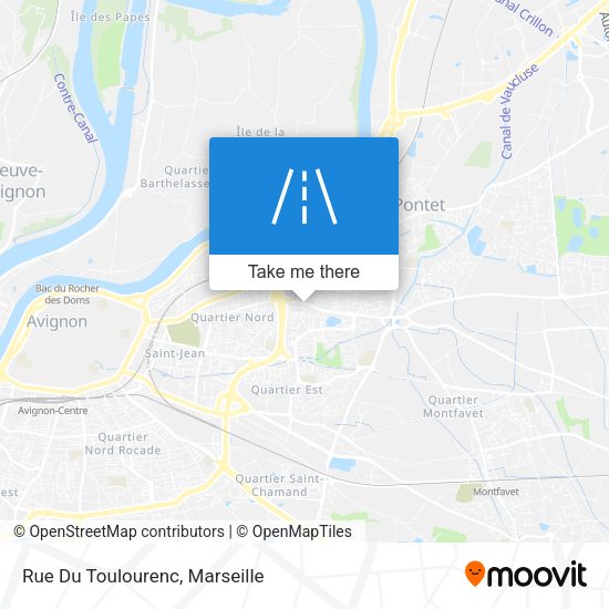 Rue Du Toulourenc map