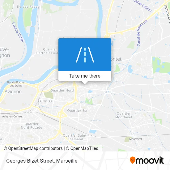 Rue Georges Bizet map