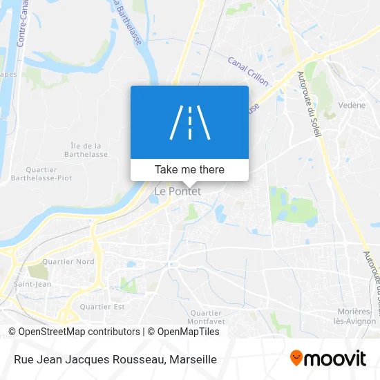 Rue Jean Jacques Rousseau map