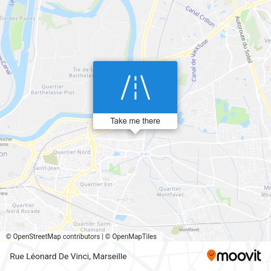 Rue Léonard De Vinci map