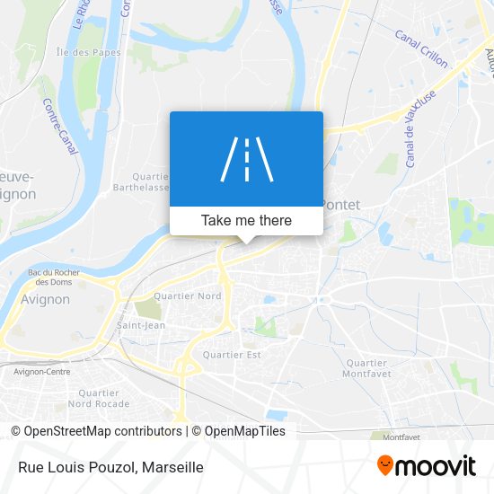 Rue Louis Pouzol map