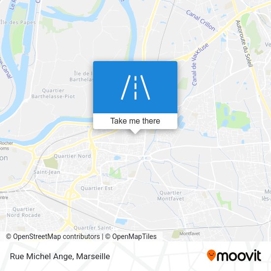 Rue Michel Ange map