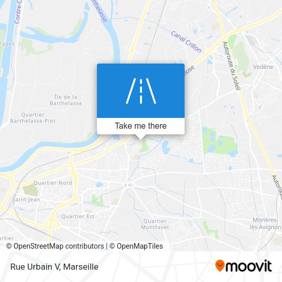 Rue Urbain V map