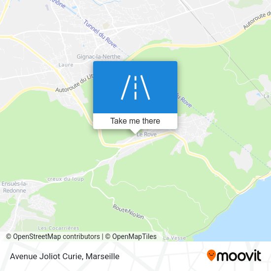 Avenue Joliot Curie map