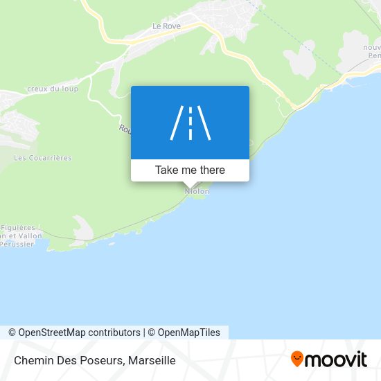 Chemin Des Poseurs map