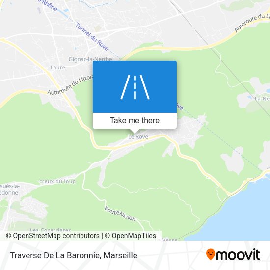 Traverse De La Baronnie map