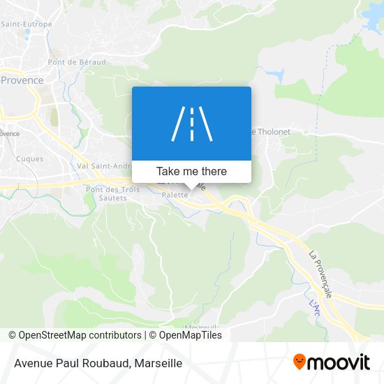Avenue Paul Roubaud map