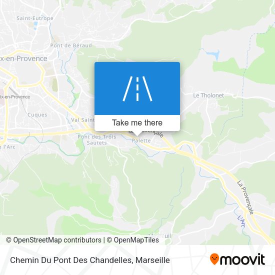 Chemin Du Pont Des Chandelles map