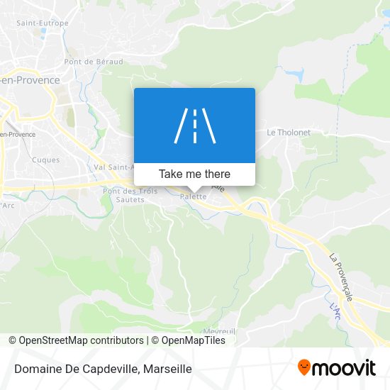 Domaine De Capdeville map