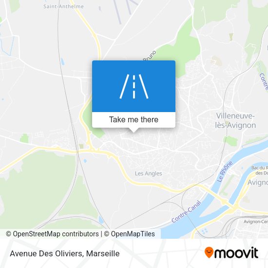 Avenue Des Oliviers map