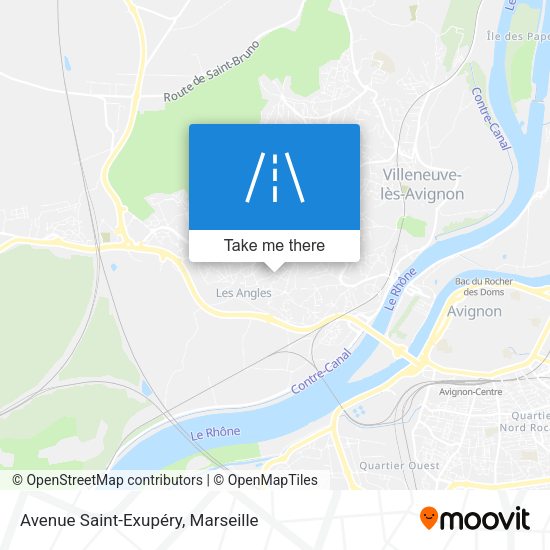 Avenue Saint-Exupéry map