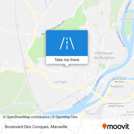 Boulevard Des Conques map