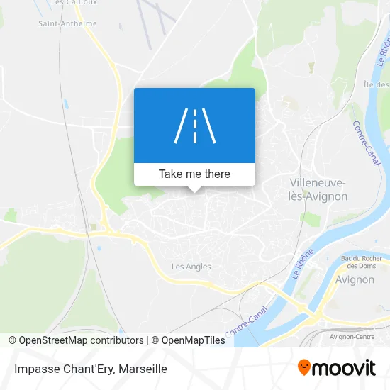 Impasse Chant'Ery map