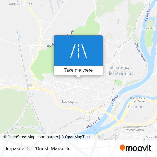 Impasse De L'Ouest map