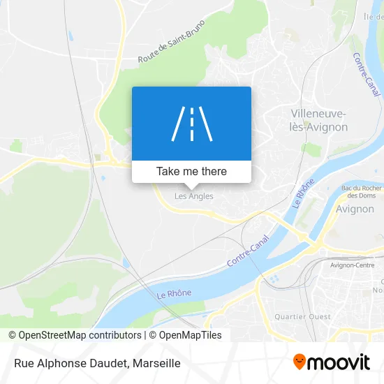 Rue Alphonse Daudet map