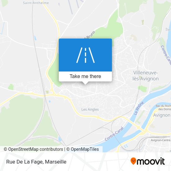 Rue De La Fage map