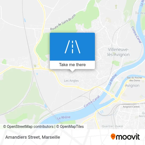 Rue Des Amandiers map