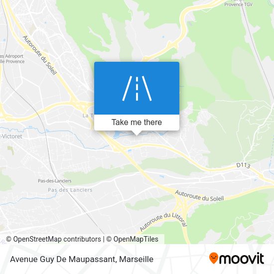 Avenue Guy De Maupassant map