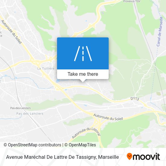 Avenue Maréchal De Lattre De Tassigny map