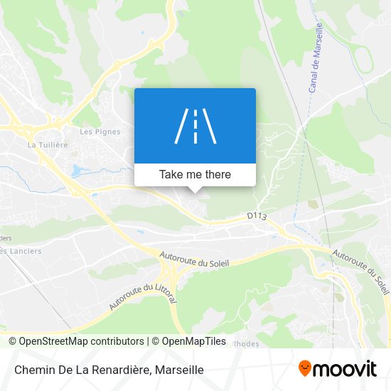 Chemin De La Renardière map