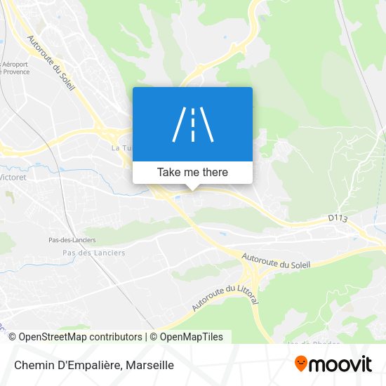 Chemin D'Empalière map